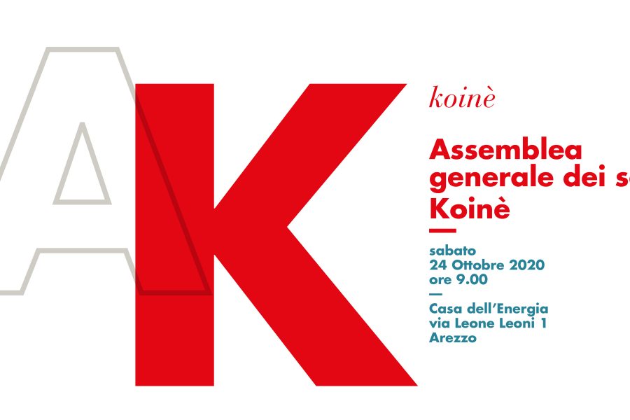 Assemblea generale dei soci Koinè 2020